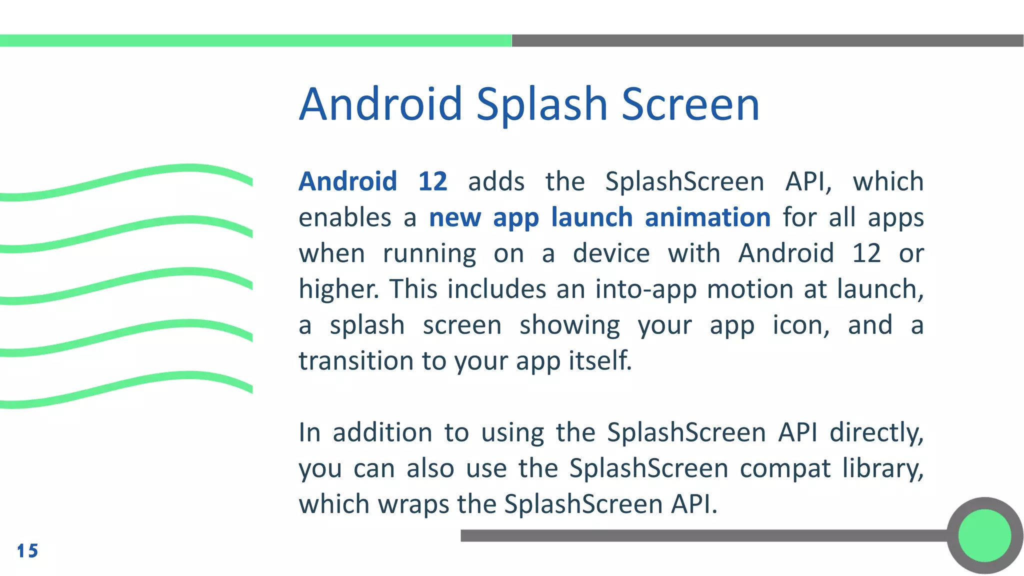 Mobile Programming - 9 Profile UI, Navigation Basic and Splash Screen | PPT