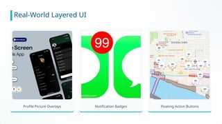 Mastering Stacking and Layered UI Design in Flutter for Mobile Apps | PPTX