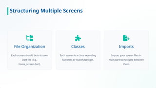 Comprehensive Guide to Navigation & Routing in Flutter Mobile Apps | PPTX