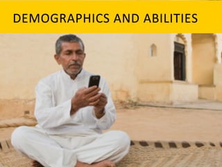 DEMOGRAPHICS	
   A ND	
   A BILITIES	
   	
  
 