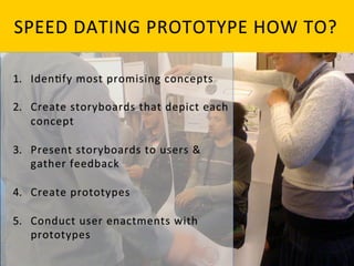 SPEED	
   D ATING	
   P ROTOTYPE	
   H OW	
   T O?	
  
 