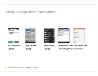 Publishing für Verlage auf dem iphone