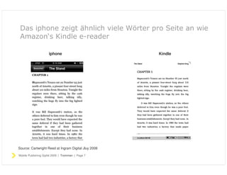 Publishing für Verlage auf dem iphone