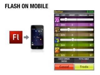 FLASH ON MOBILE
 