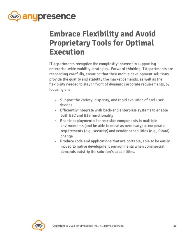 State Enterprise Advantages and Disadvantages Mobile Readiness
