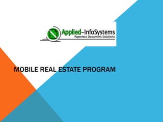 Mobile Real Estate Program 