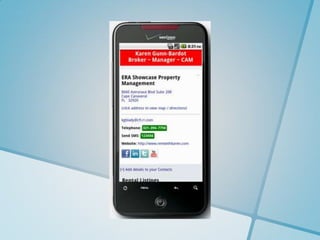 Mobile real estate program a