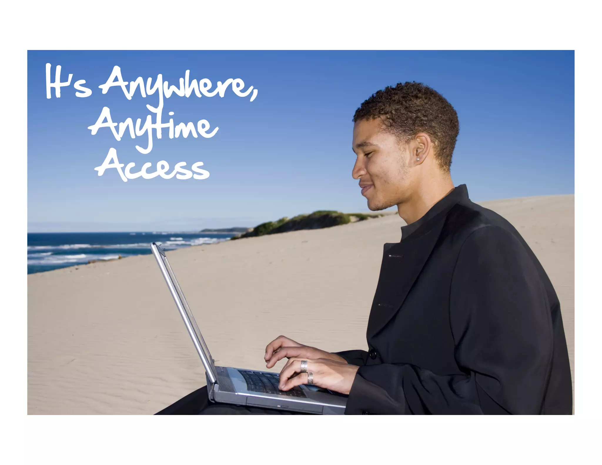 It’s Anywhere,
    Anytime
     Access
 