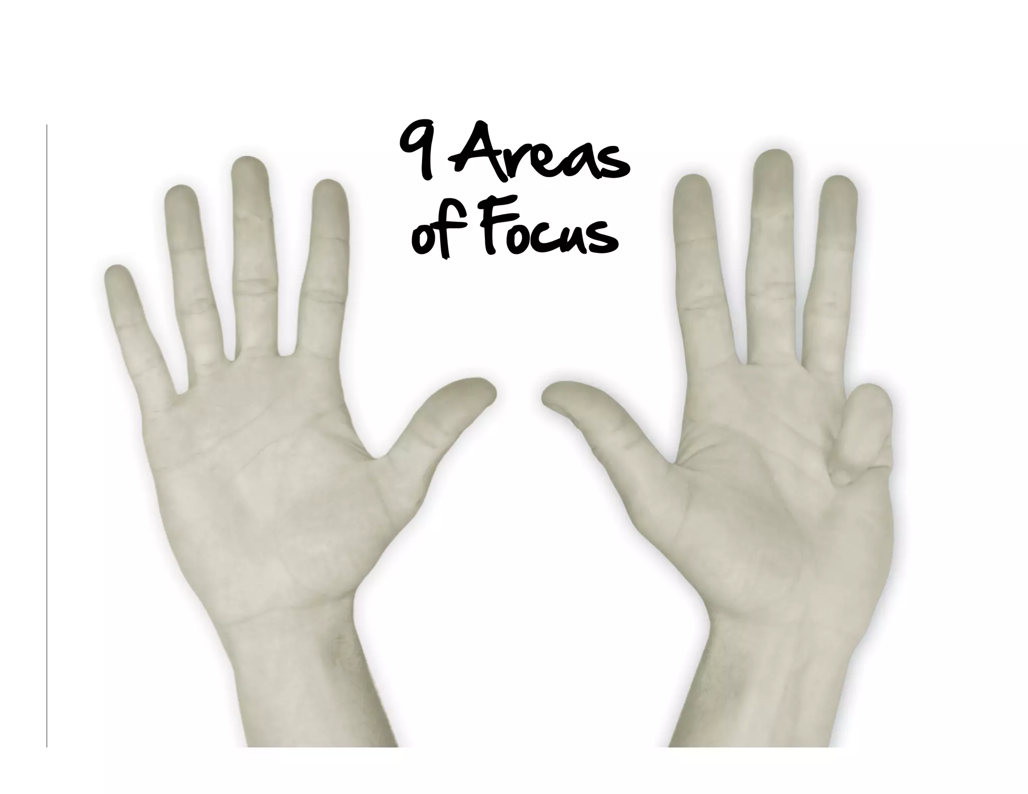 9 Areas
of Focus
 