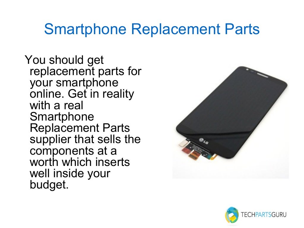 Mobile repairing parts presented by tech