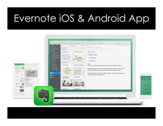 Evernote iOS & Android App
 