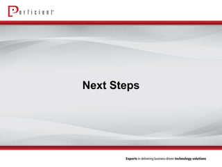Next Steps
 