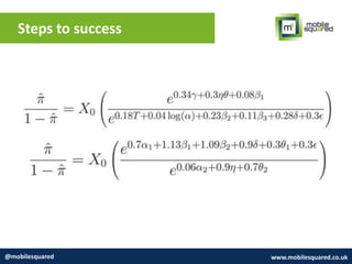 Steps to success
@mobilesquared www.mobilesquared.co.uk
 