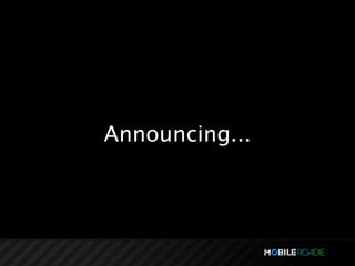 Announcing...
 