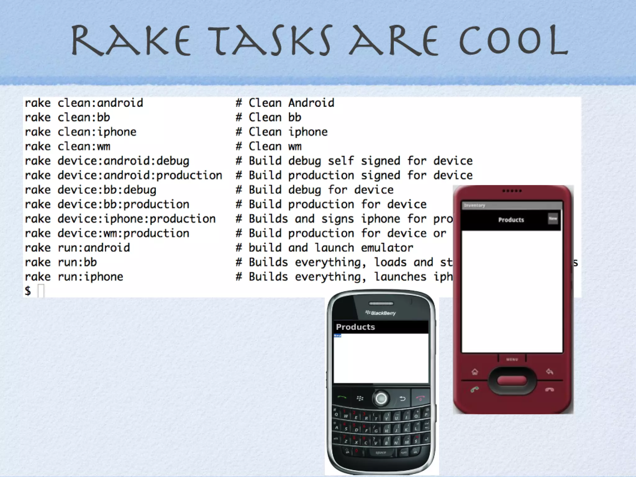 Mobile Ruby,  RubyConf 2009