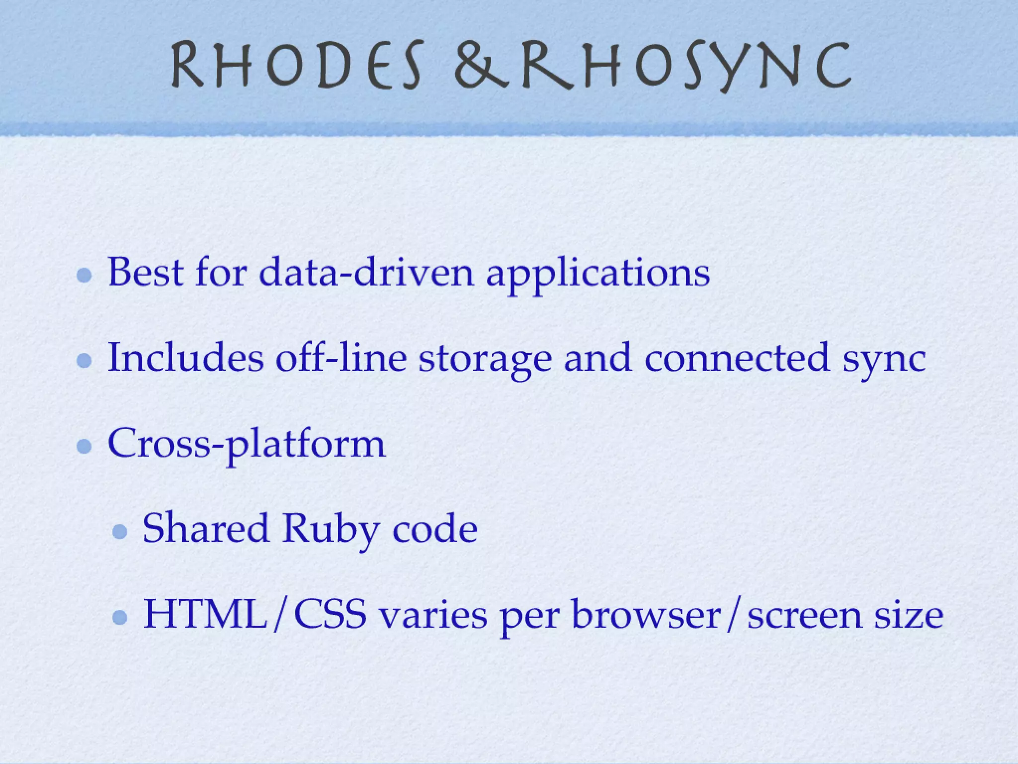 Mobile Ruby,  RubyConf 2009