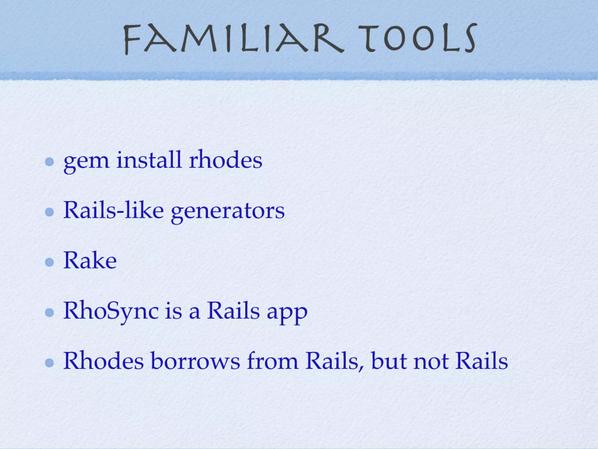 Mobile Ruby,  RubyConf 2009