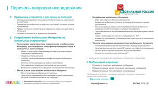 request@newmr.ru ВЕСНА 2013 | 27
1. Сравнение устройств с доступом в Интернет
• Распределение времени пользования Интернет...