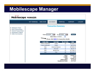 Mobilescape Manager
 