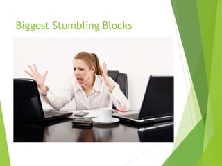 • Insufficient technical systems or knowledge on how to use them
• Unclear rules around flexibility of work
• Trust – Adopting a productivity over presenteeism approach
• Insufficient boundaries between work and private life
Biggest Stumbling Blocks
 
