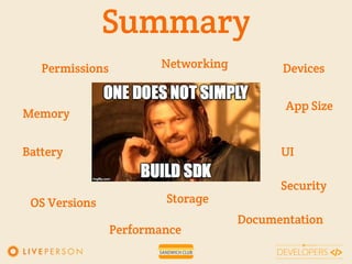 Mobile SDK: Considerations & Best Practices 