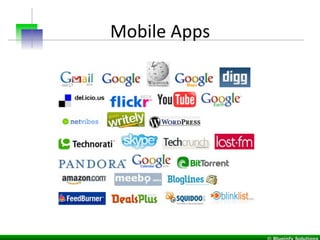 Mobile	
  Apps	
  
 