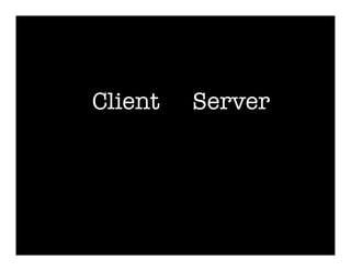 Client
   Server
 