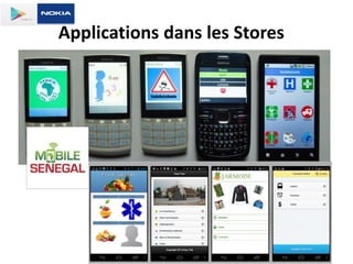 Applications dans les Stores
 