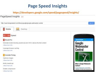 Page Speed Insights
https://developers.google.com/speed/pagespeed/insights/
 