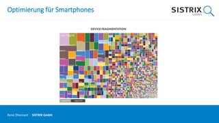 Optimierung für Smartphones
René Dhemant · SISTRIX GmbH
 