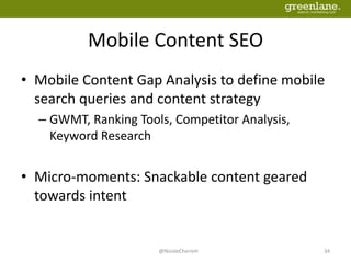 Mobile SEO - Technical, Content, Local, Apps and Beyond