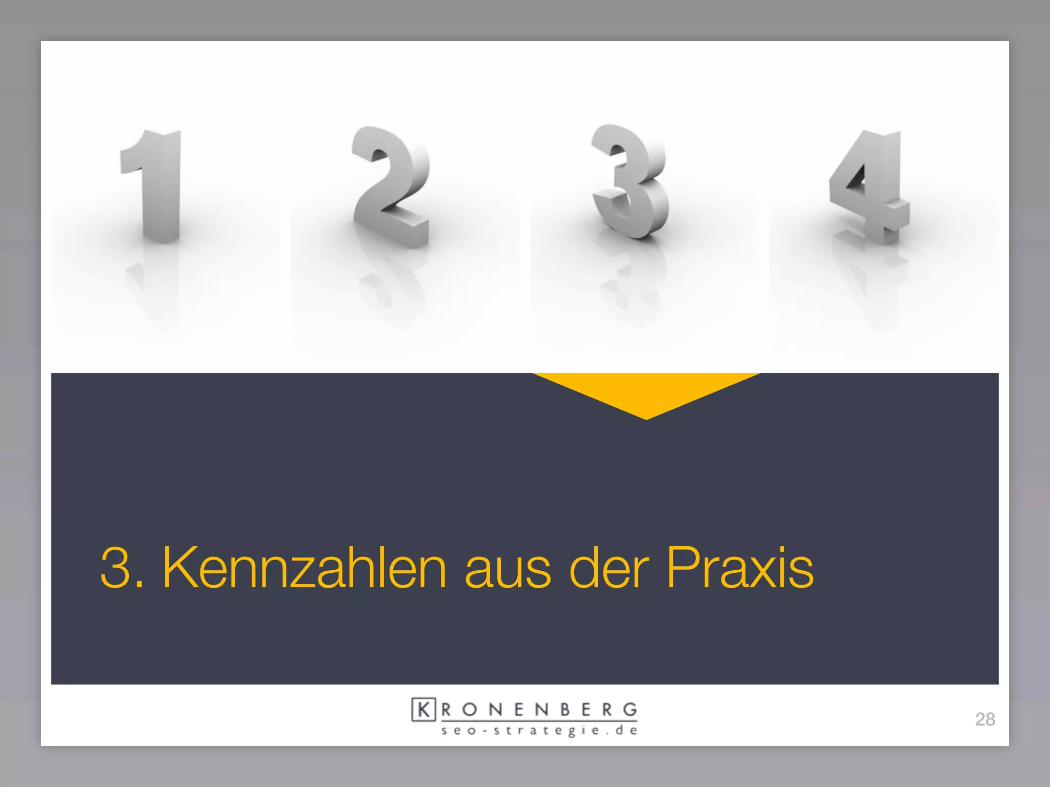 3. Kennzahlen aus der Praxis

                               28
 