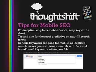 Mobile SEO Presentation