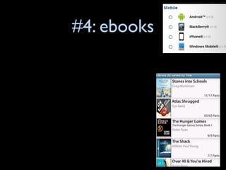 #4: ebooks
 