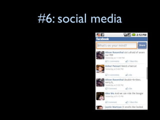 #6: social media
 