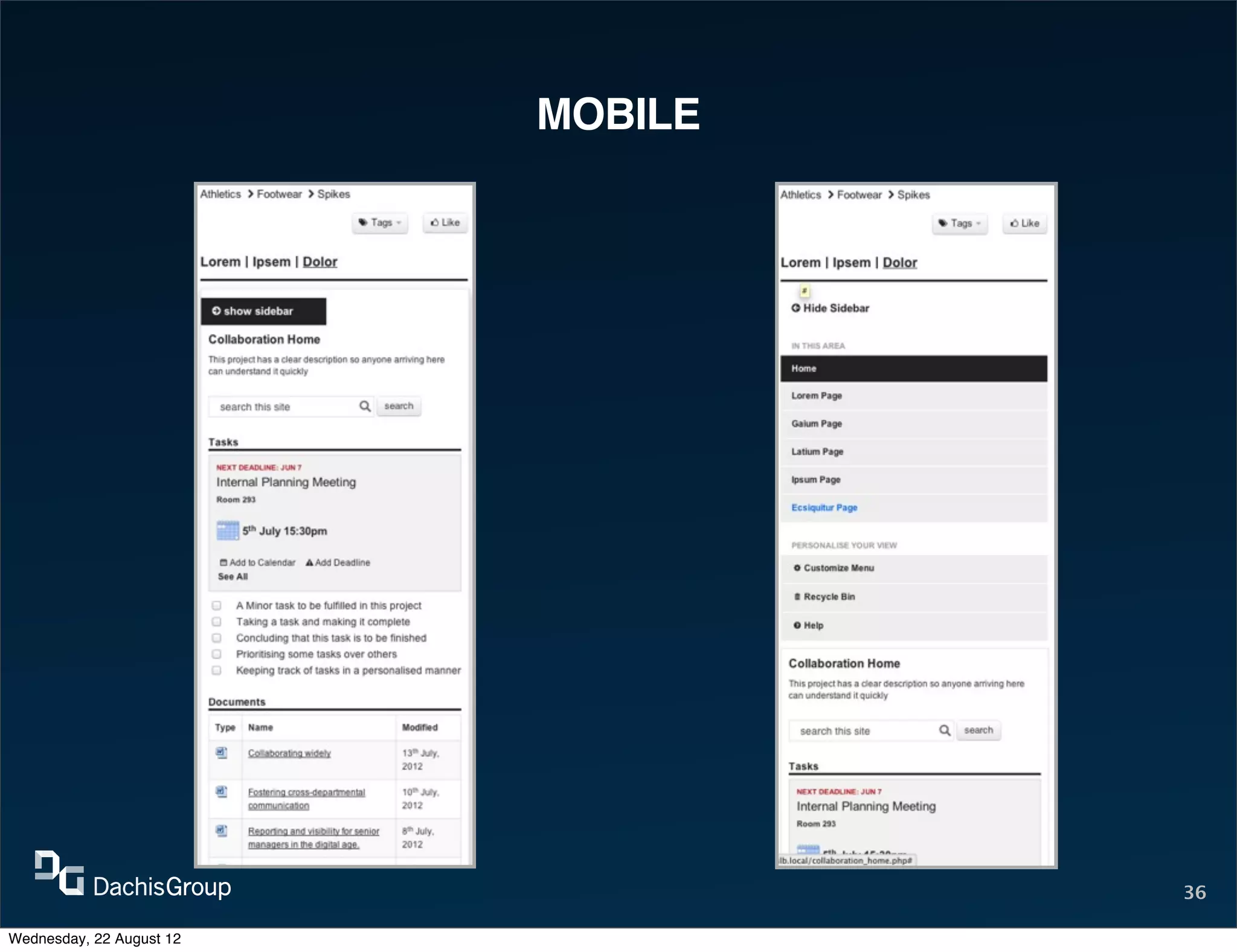 MOBILE




                                   36

Wednesday, 22 August 12
 