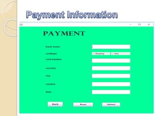 Mobile shop management system(app design)