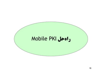 Mobile PKI را هحل 
18 
 