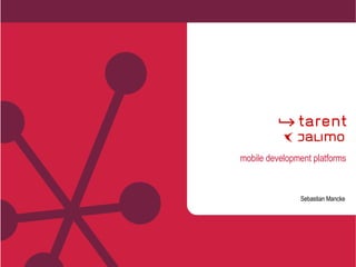 mobile development platforms 