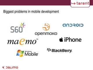 Biggest problems in mobile development 
