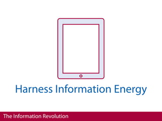 Harness Information Energy

The Information Revolution
 