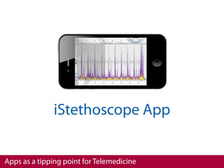 iStethoscope App


Apps as a tipping point for Telemedicine
 