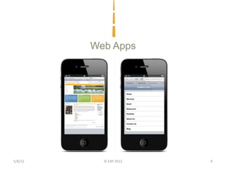 Web Apps




5/8/12     © EXP 2012   9
 