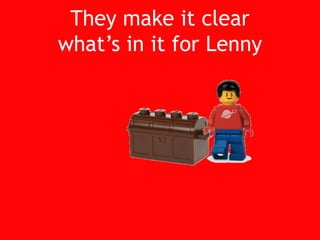 They make it clearwhat’s in it for Lenny<br />$  $<br />