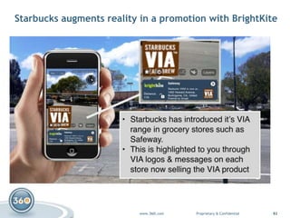 Starbucks augments reality in a promotion with BrightKite<br />