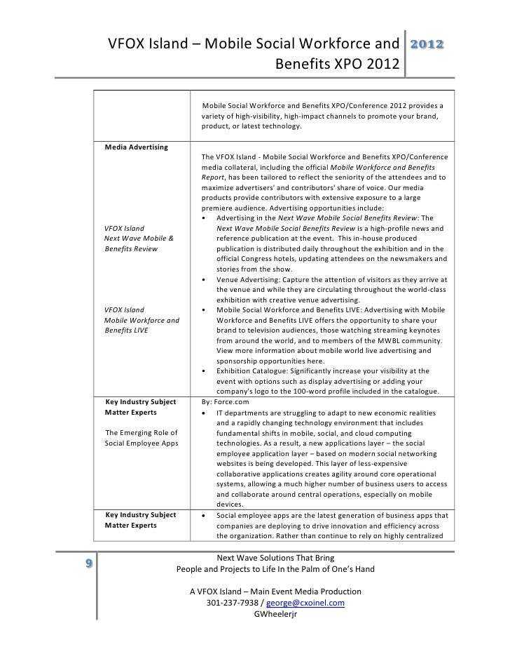 Mobile social workforce and benefits xpo vs 3