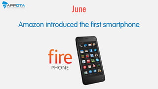 Amazon introduced the first smartphone
June
 