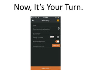 Now, It’s Your Turn.
 