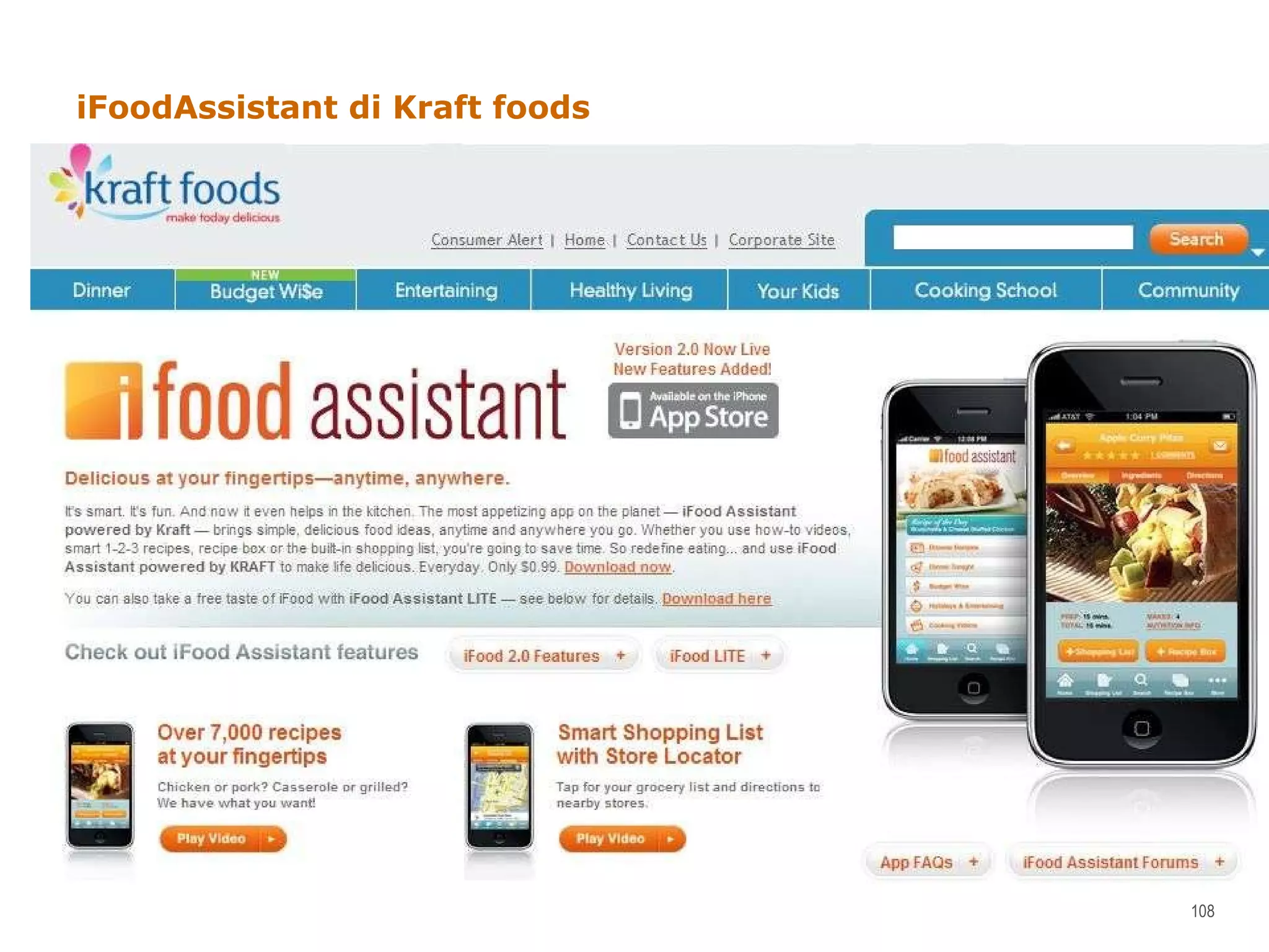 iFoodAssistant di Kraft foods 