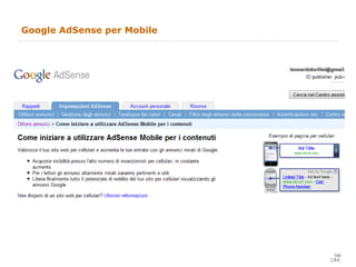 Google AdSense per Mobile 